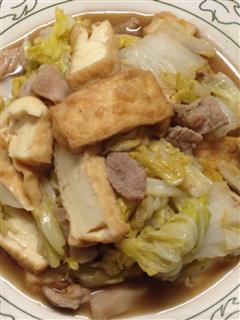 白菜猪肉炖豆腐