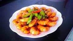 青椒河草虾