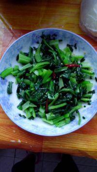 辣椒炝油菜