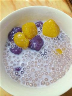 南瓜芋圆紫薯芋圆