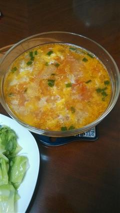 超级清淡富有营养的西红柿蛋汤