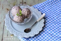 榴莲黑糯米椰浆冰淇淋