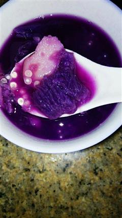 紫薯西米露