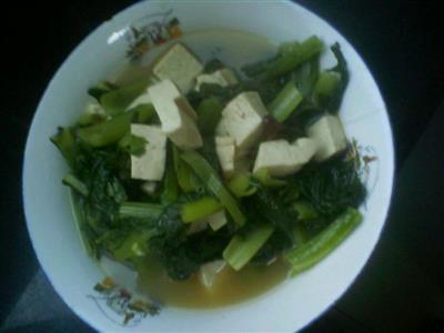 小白菜炖豆腐