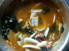 自制中韩式年糕汤