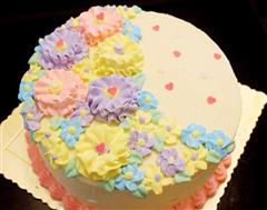 “花开富贵”生日蛋糕
