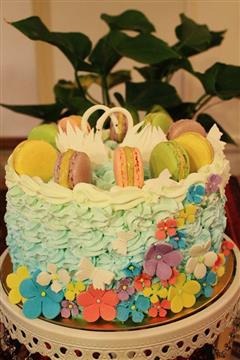 塞纳河畔-马卡龙彩虹蛋糕