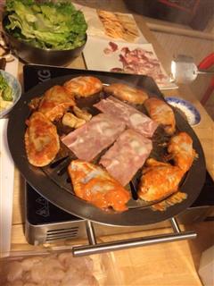 超简单在家待客韩式烤肉的热量