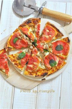 薄皮番茄罗勒意大利披萨