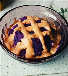 色拉紫薯泥