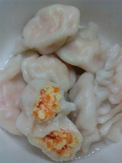 鲜虾胡萝卜水饺