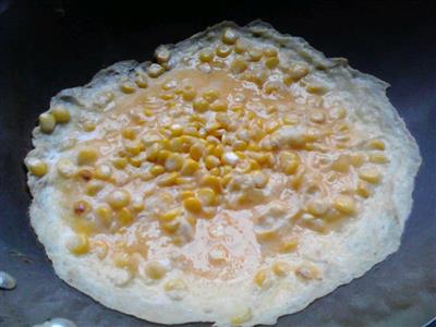 玉米鸡蛋饼