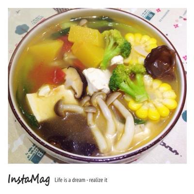 七彩营养蔬菜汤