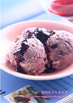 蓝莓奶酪冰淇淋