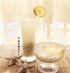 养颜柠檬薏米水
