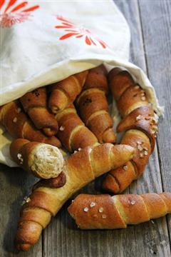 传统奥地利金牛角面包