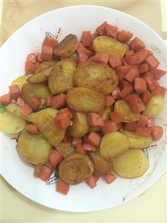 香煎火腿小土豆