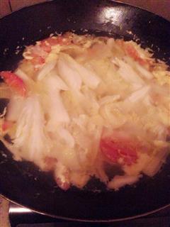 减肥西红柿鸡蛋白菜汤的热量