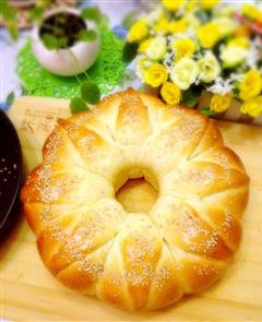 皇冠花朵面包