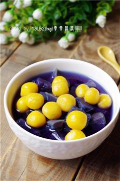 膳食纤维-紫薯金瓜圆