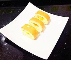 芒果奶油蛋糕卷—超详细步骤口感绵软也不会开裂唷的热量