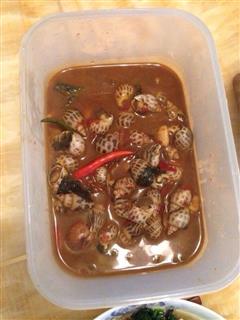 辣酒煮花螺
