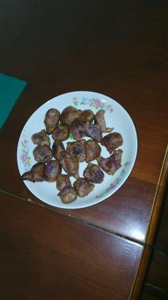 紫薯丸子的热量