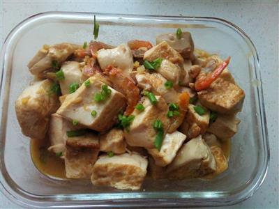 干虾仁烧豆腐