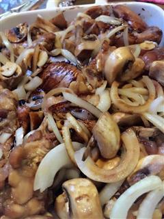 洋葱蘑菇烤鸡翅的热量