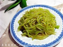 快手菜-姜香莴苣丝