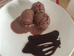 自制巧克力冰淇淋