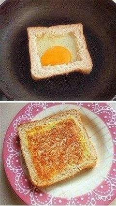 烤鸡蛋面包