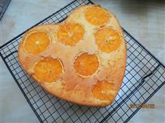 8寸心形橙片黄金海绵蛋糕的热量