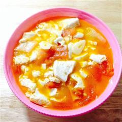 西红柿炖豆腐学生宿舍电饭锅版的热量