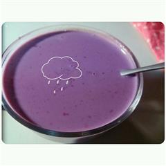 宿舍料理-紫薯牛奶