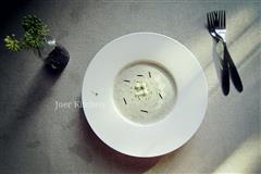 奶油玉蕈菰米汤