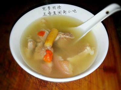 党参肉汤—冬季暖身