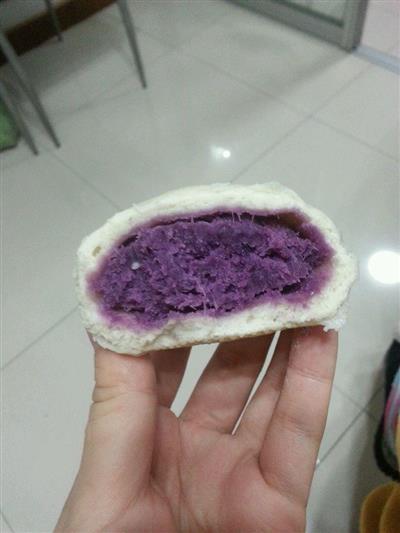 奶香紫薯包
