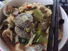 韩国花蛤辣味豆腐汤