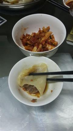 胡萝卜元葱牛肉蒸饺