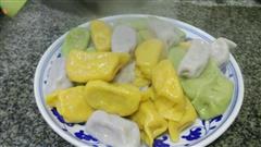 彩色水饺