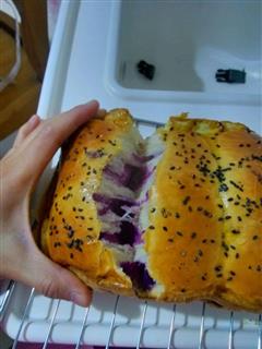 笑妈版-外酥内软紫薯面包