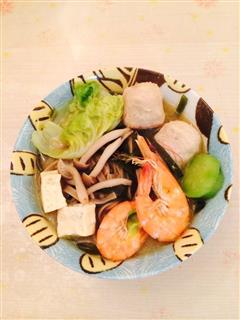 海鲜什菜味噌汤