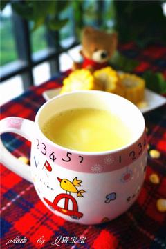 鲜榨牛奶玉米汁—冬季暖身