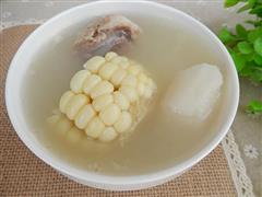 玉米山药骨汤-冬季暖身