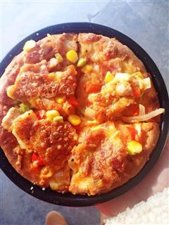 培根鸡肉披萨—6寸的热量