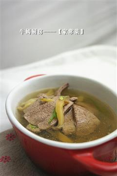 榨菜猪肝汤-乌江榨菜