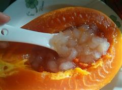 木瓜炖雪蛤的热量