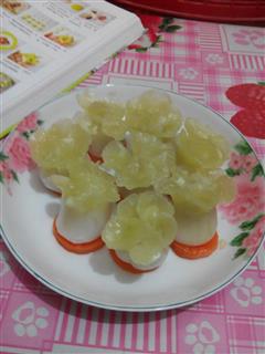 白菜形水晶蒸饺