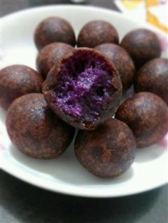 宝宝食谱-紫薯球的热量